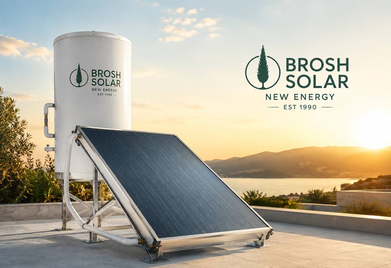 דודי שמש וקולטים — BROSH NEW ENERGY